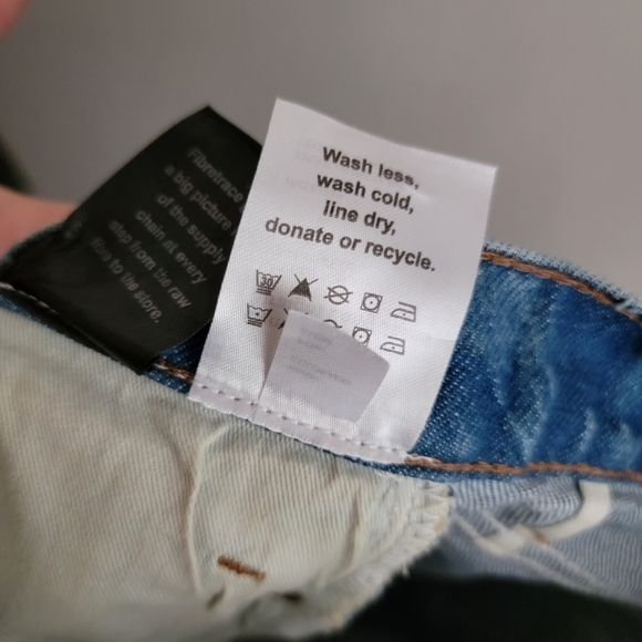 Reformation Cynthia High Rise Straight Jeans in Colorado size 24 NWT - Picture 13 of 13